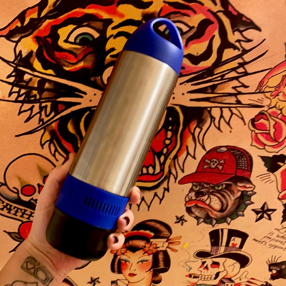 Bluetooth Steel Water Bottle Detachable Speaker
